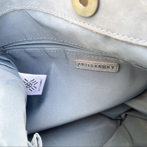 Artisan NY Blue Leather Hobo Bag - Picture 8 of 8